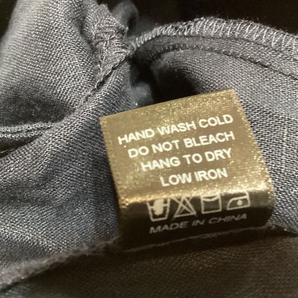 NEW Tuckernuck Wide-Leg 100% Linen Lydia Pants Size M Navy Coastal Preppy Beachy - Picture 11 of 11